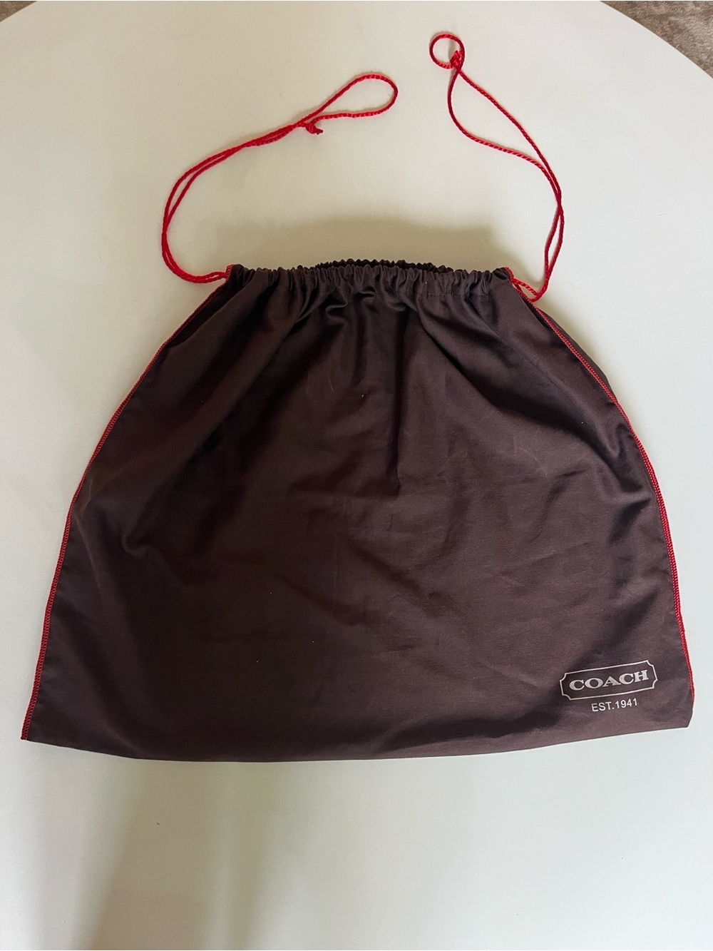Coach 1941 Drawstring Dust Bag, Size 19” x 23”